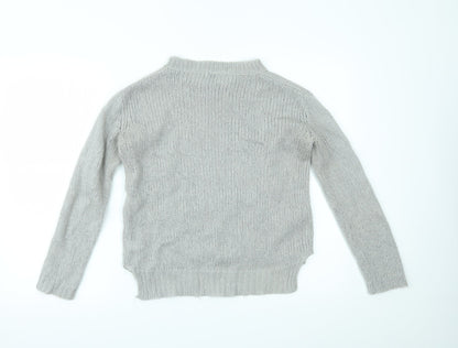 Womens UK Size 10 NEXT Grey Pullover Jumper