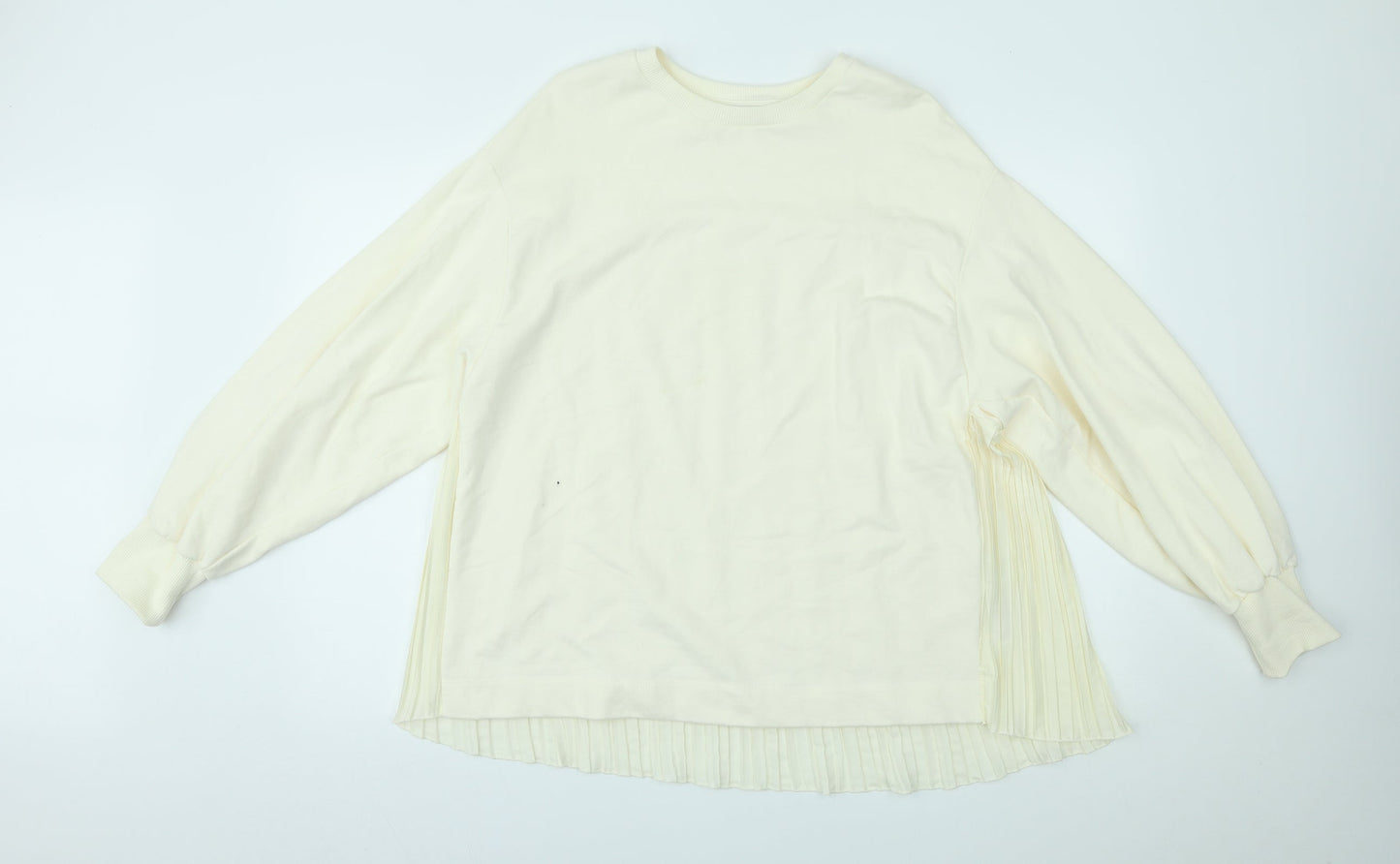 Womens UK Size M Zara Ivory Pullover Jumper