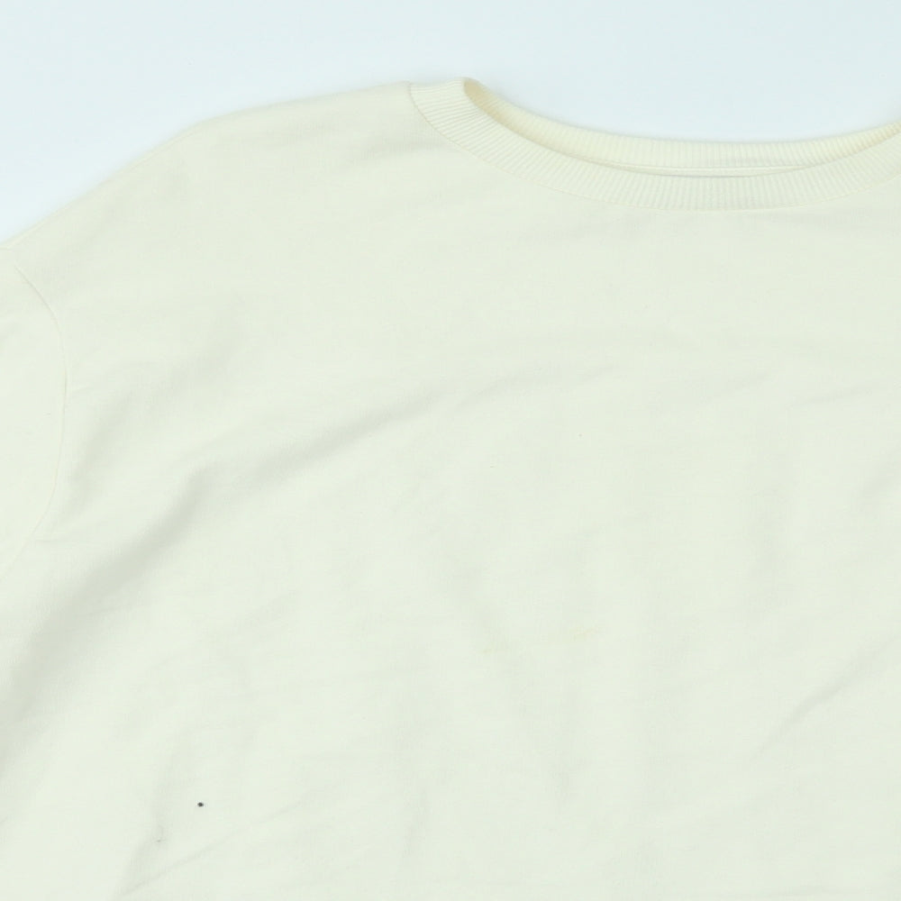 Womens UK Size M Zara Ivory Pullover Jumper