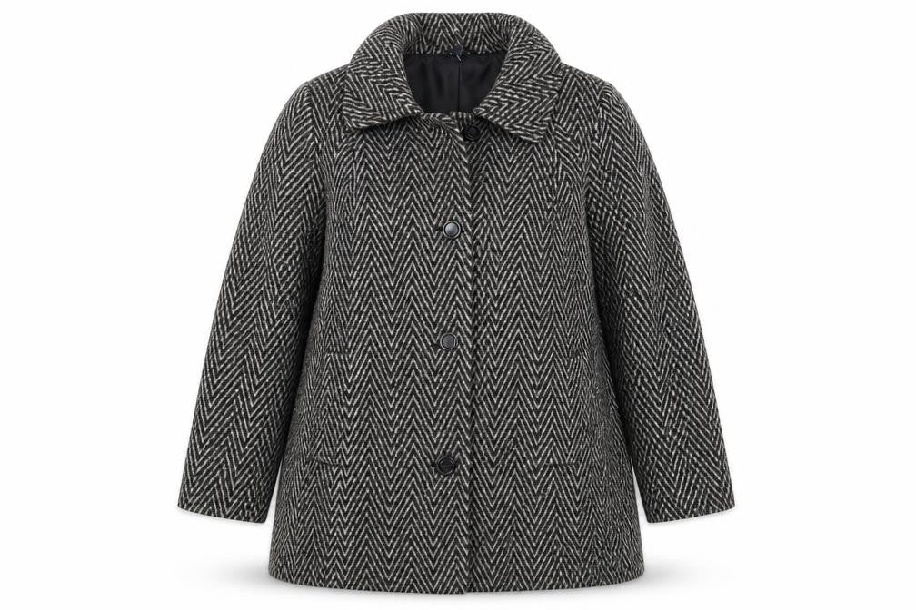 Womens UK Size 16 EWM Grey Overcoat