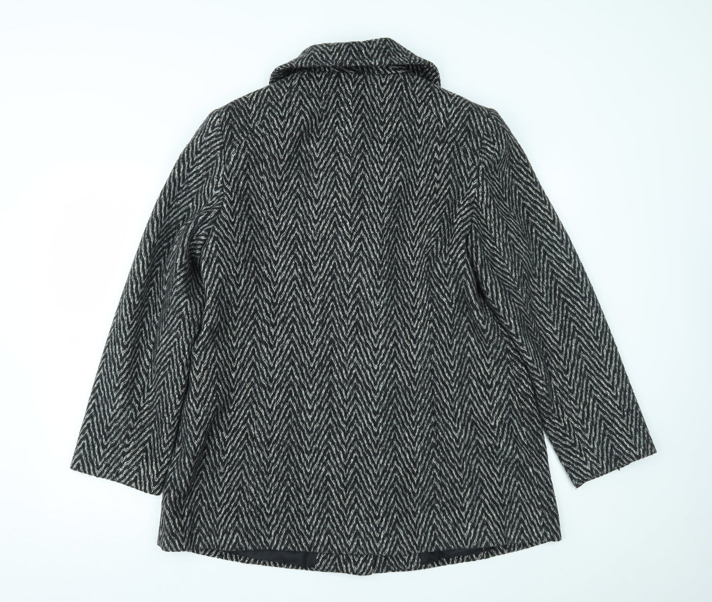 Womens UK Size 16 EWM Grey Overcoat