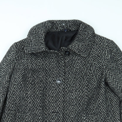 Womens UK Size 16 EWM Grey Overcoat