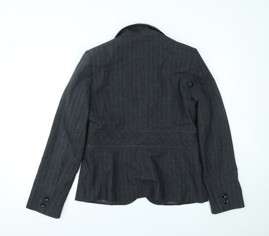 Womens UK Size 14 Preworn Grey Jacket