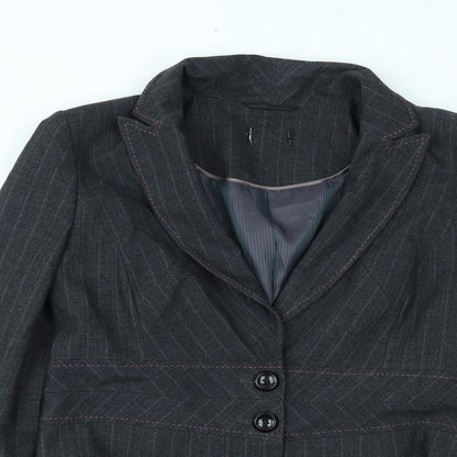Womens UK Size 14 Preworn Grey Jacket