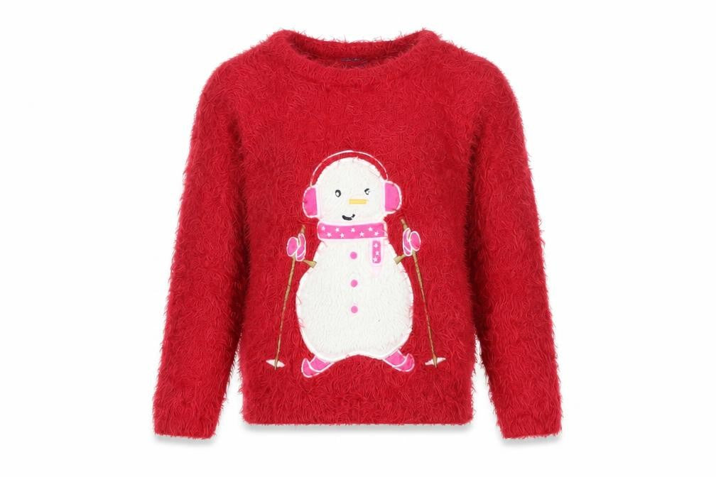 Lupilu Girls Red   Pullover Jumper Size 2-3 Years