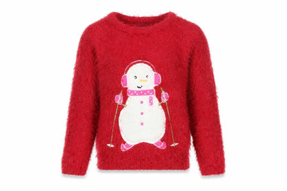 Lupilu Girls Red   Pullover Jumper Size 2-3 Years