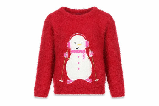 Lupilu Girls Red   Pullover Jumper Size 2-3 Years