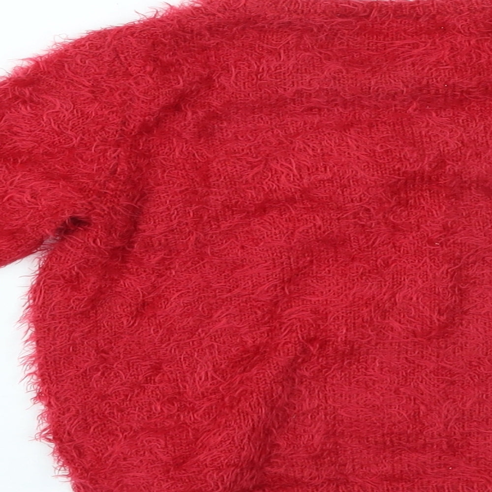 Lupilu Girls Red   Pullover Jumper Size 2-3 Years