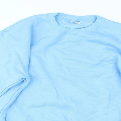 Fruit of the Loom Girls Blue   Pullover Jumper Size 14-15 Years