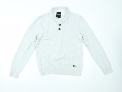Peacocks Mens Grey   Pullover Jumper Size M