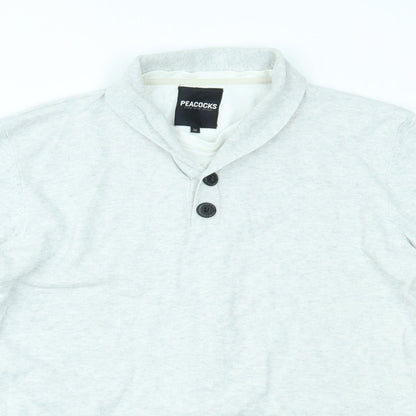 Peacocks Mens Grey   Pullover Jumper Size M