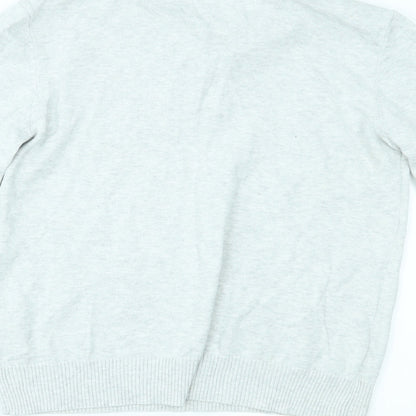 Peacocks Mens Grey   Pullover Jumper Size M