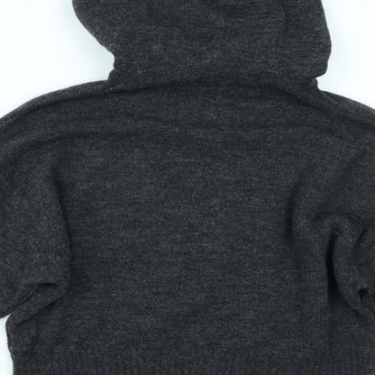 H&M Womens Grey   Pullover Hoodie Size S