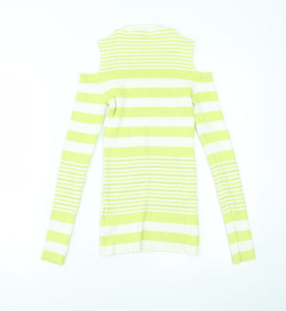 Womens UK Size 10 NEXT Green Basic Blouse