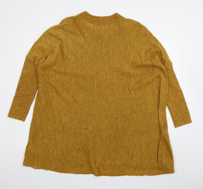 Womens UK Size M H&M Yellow Pullover Jumper
