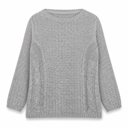 Womens UK Size 8 BHS Grey Pullover Jumper