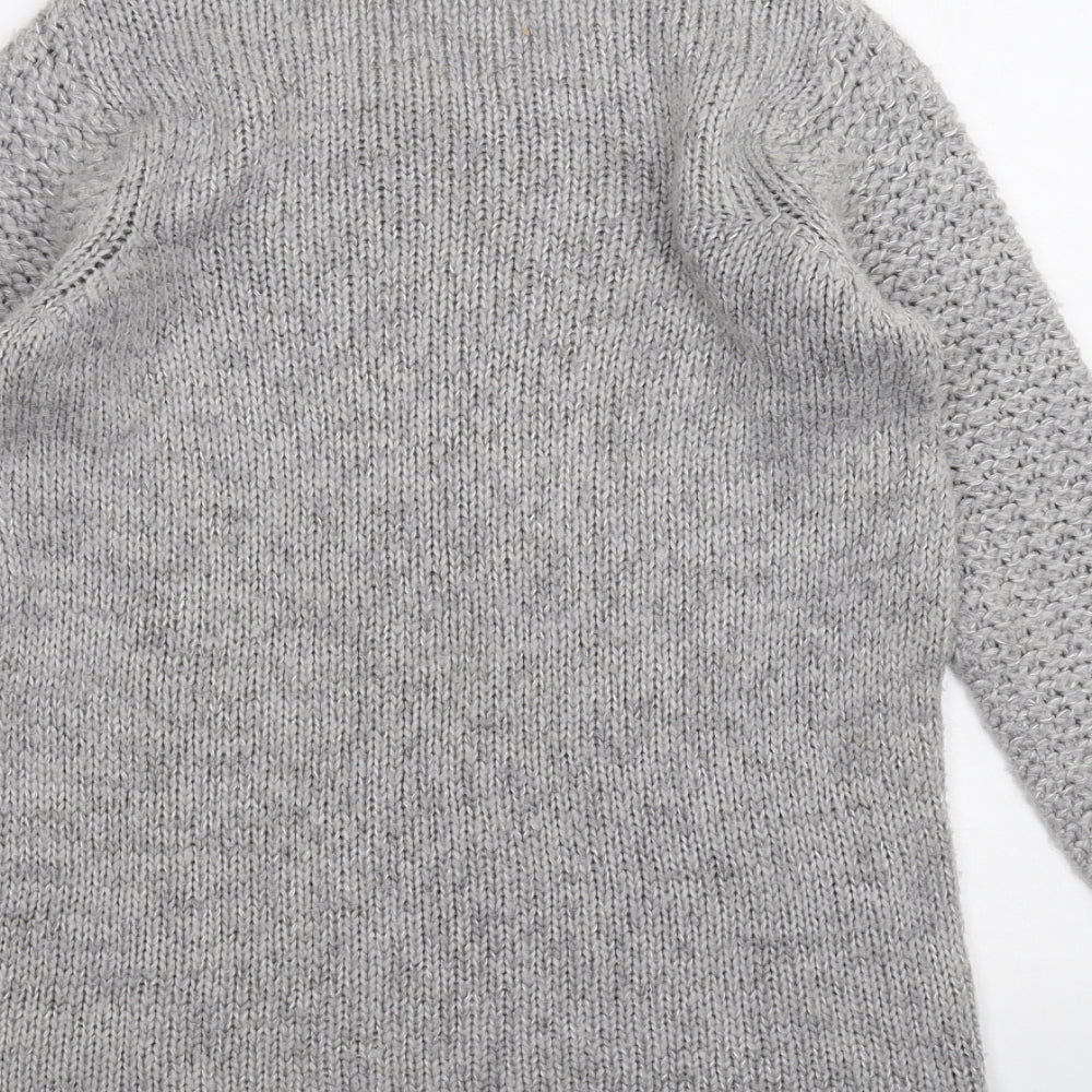 Womens UK Size 8 BHS Grey Pullover Jumper