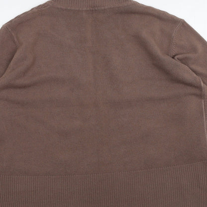 Womens UK Size XL Cashmasoft Brown Pullover Jumper
