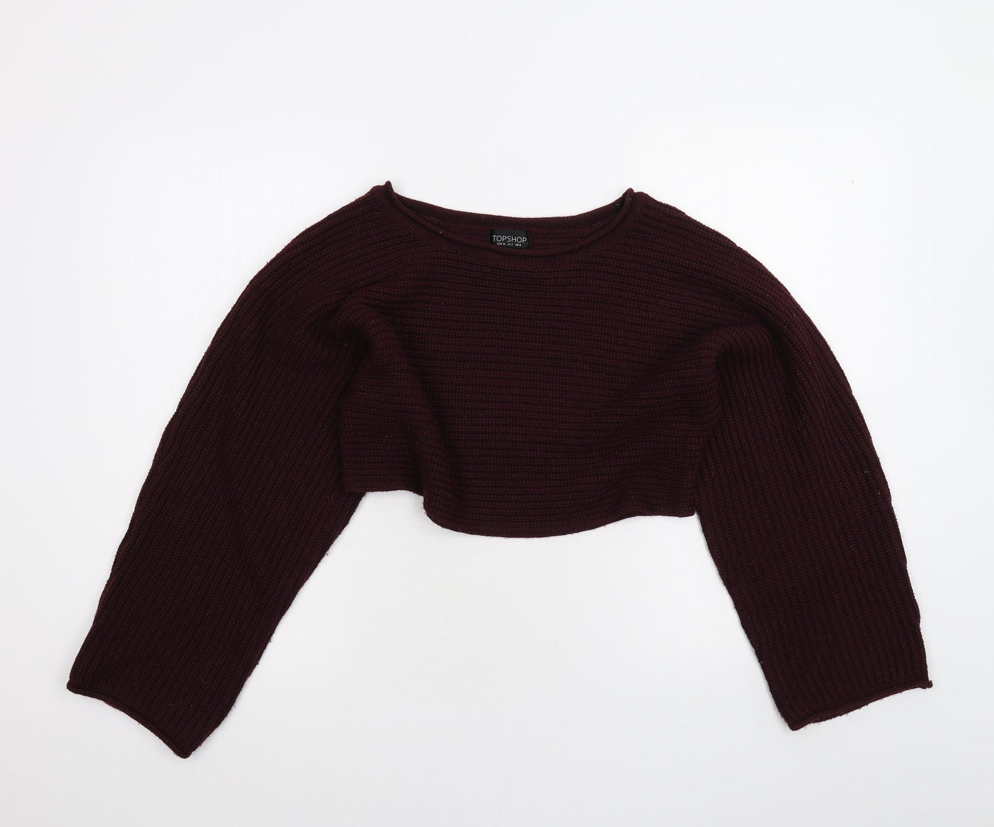 Womens UK Size 6 Topshop Purple Pullover Jumper