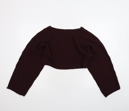 Womens UK Size 6 Topshop Purple Pullover Jumper