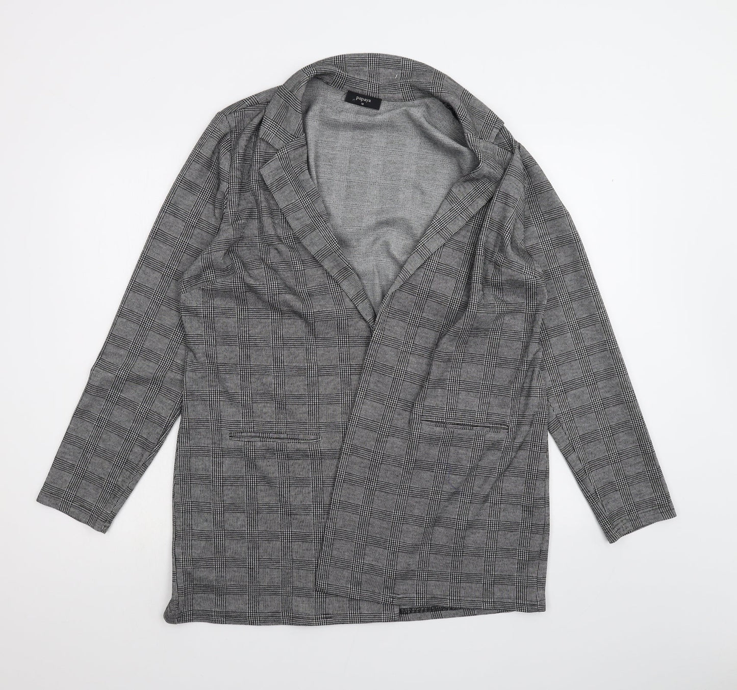 Papaya Womens Black   Jacket  Size 18