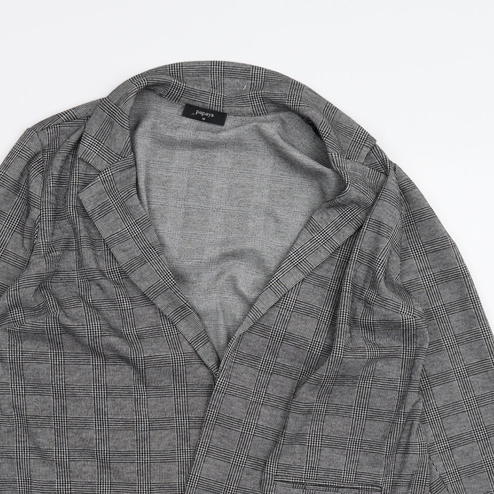 Papaya Womens Black   Jacket  Size 18