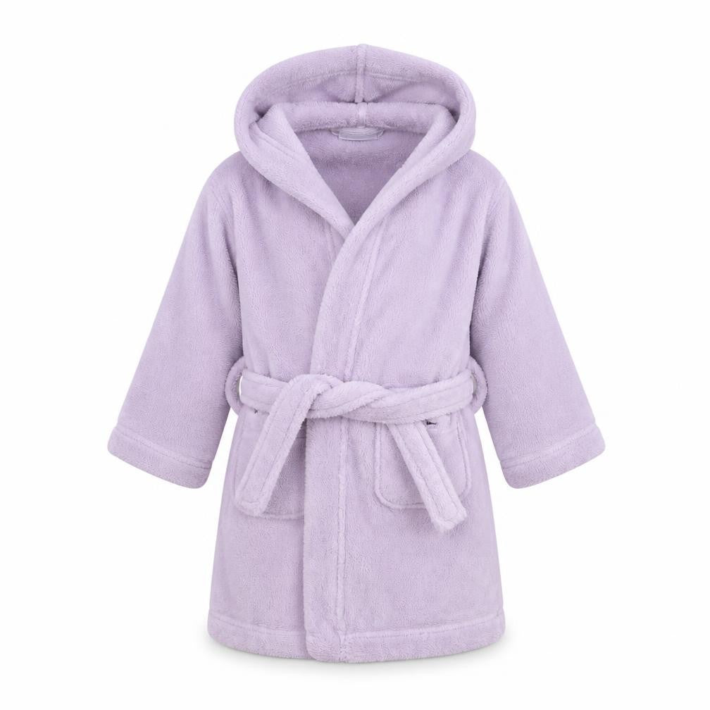 Preworn Boys Purple Solid   Robe Size 2-3 Years