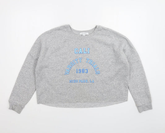 Primark Womens Grey   Pullover Jumper Size S