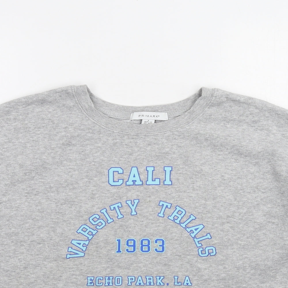 Primark Womens Grey   Pullover Jumper Size S