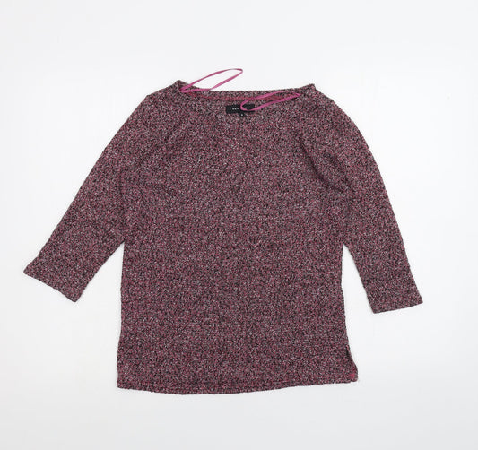Womens UK Size 6 New Look Red Pullover Jumper
