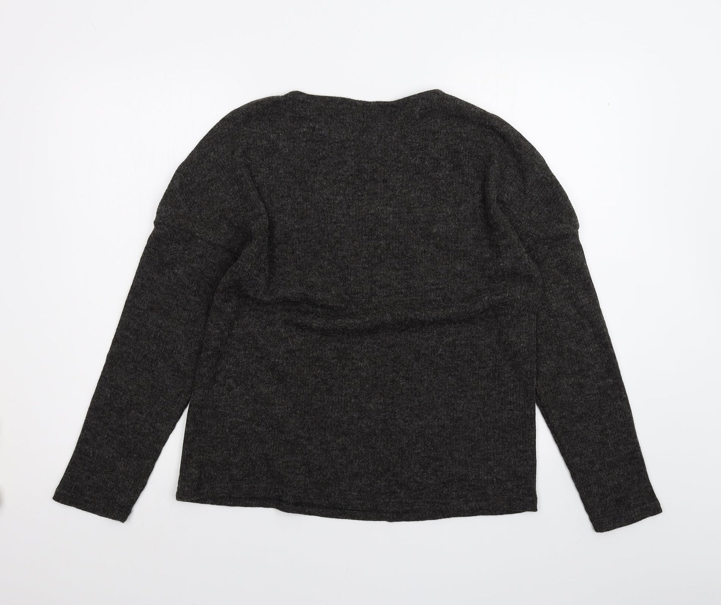Womens UK Size M Preworn Black Pullover Jumper