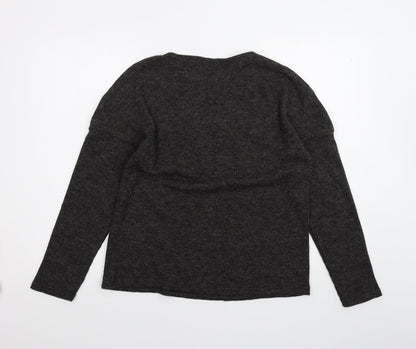 Womens UK Size M Preworn Black Pullover Jumper