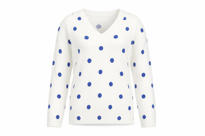 Womens UK Size 10 Marks and Spencer White Pullover Jumper