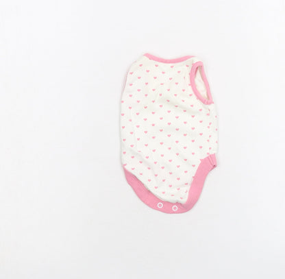 NEXT Baby White Polka Dot  Babygrow One-Piece Size 0-3 Months