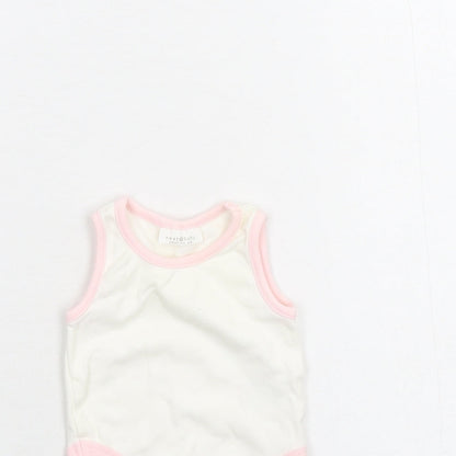 NEXT Baby White   Babygrow One-Piece Size 0-3 Months