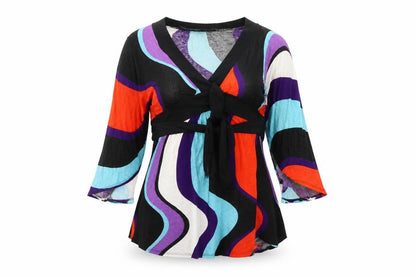 Dorothy Perkins Womens Multicoloured Striped  Basic Blouse Size 12