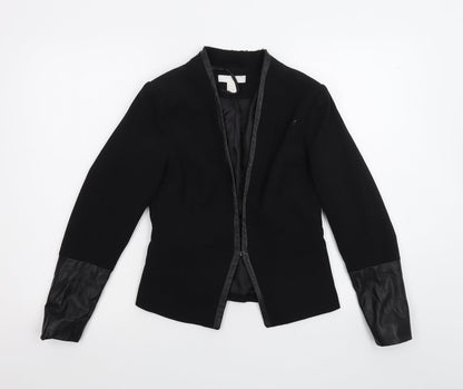 Womens UK Size 8 H&M Black Jacket