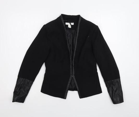 Womens UK Size 8 H&M Black Jacket