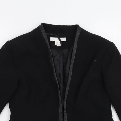 Womens UK Size 8 H&M Black Jacket