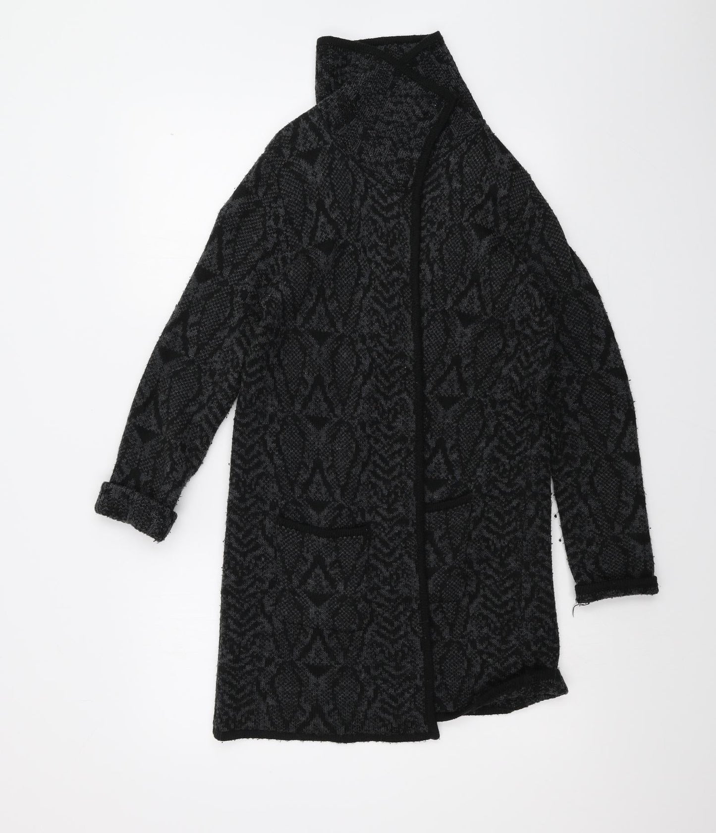 David Emanuel Womens Black   Cardigan Jumper Size XS