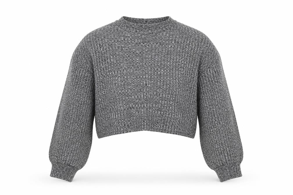 Womens UK Size M PRETTYLITTLETHING Grey Pullover Jumper