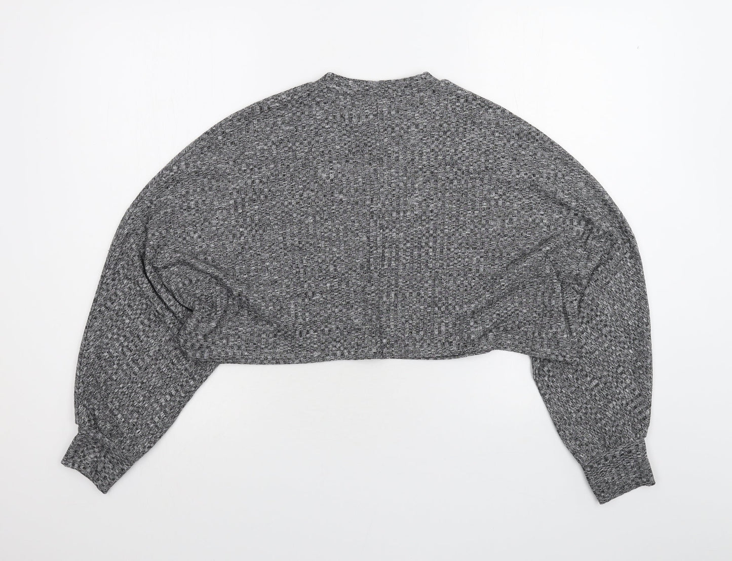 Womens UK Size M PRETTYLITTLETHING Grey Pullover Jumper