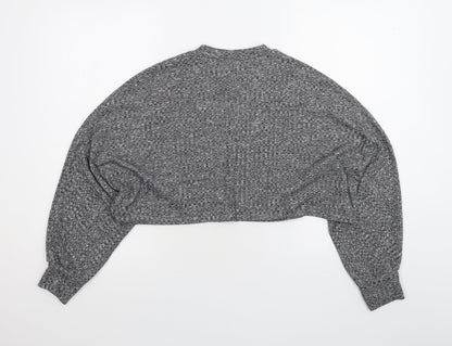Womens UK Size M PRETTYLITTLETHING Grey Pullover Jumper