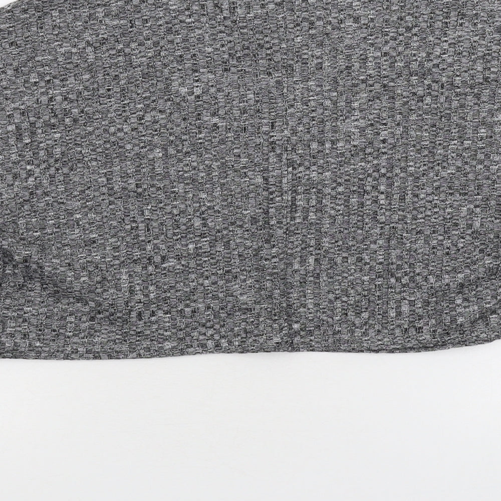 Womens UK Size M PRETTYLITTLETHING Grey Pullover Jumper