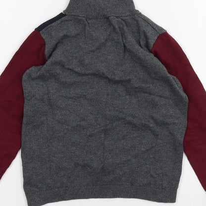 NEXT Girls Grey   Basic T-Shirt Size 6 Years