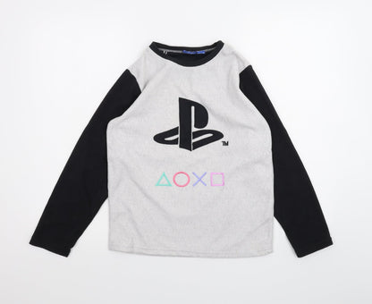 Primark Girls Grey   Pullover Jumper Size 11-12 Years  - PlayStation