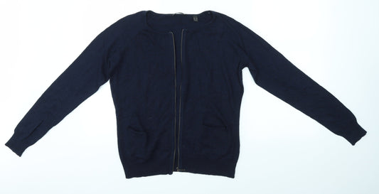 Womens UK Size M Esprit Blue Cardigan Jumper