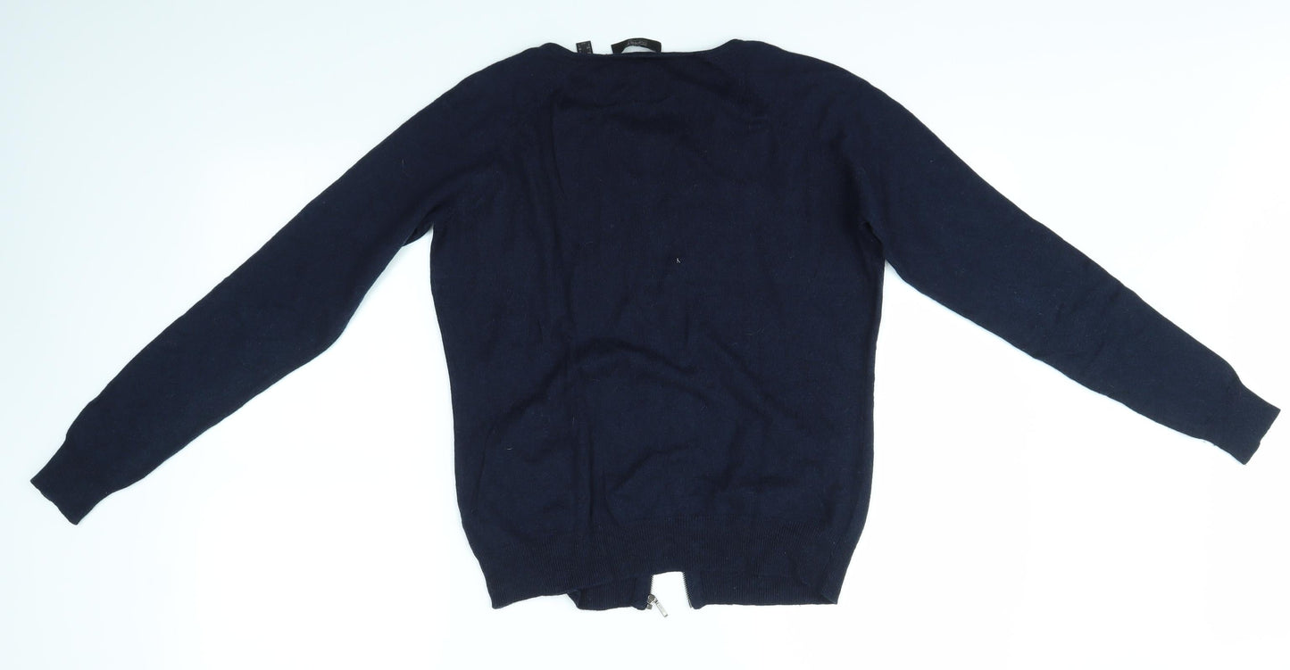Womens UK Size M Esprit Blue Cardigan Jumper