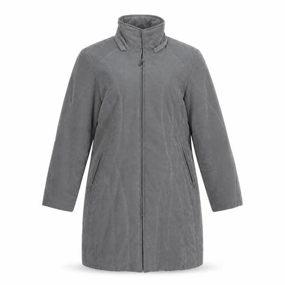David Barry Womens Grey   Overcoat Coat Size 14