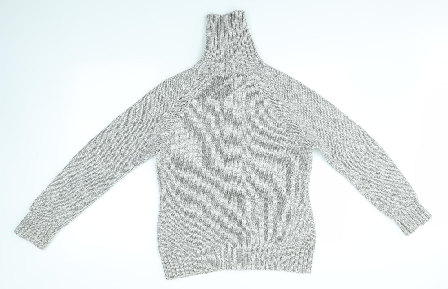 Womens UK Size 14 BHS Grey Cardigan Jumper